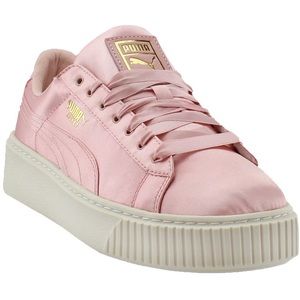 PUMA Basket Platform Satin Platform Sneakers
